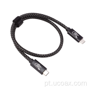 OEM USB4 Gen3 240W Cabo trançado